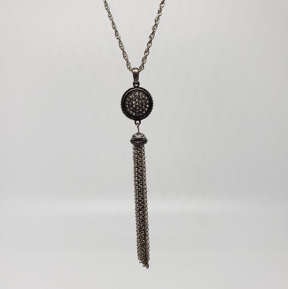 SALE 🌟 Sparkling Crystals Pendant Long Necklace